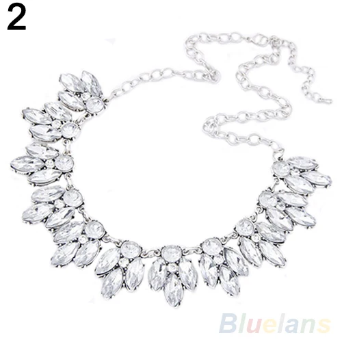 Роскошный женский нагрудник из горного хрусталя ожерелье с подвеской 2MZQ 4PMI|pendant