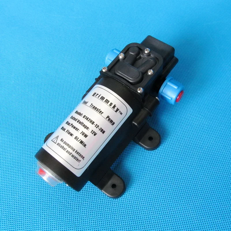 Pompe à huile diesel 12v, 6L/MIN, 70W DC, haut débit