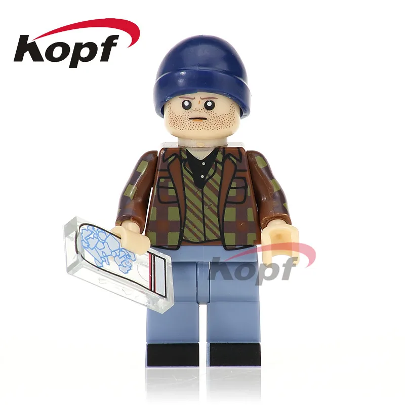 KL059 Without Box Одна Супер Герои во все тяжкие Джесси Пинкман коричневый костюм Хэнк шрэдер строительные блоки Развивающие игрушки для детей KL059 - Цвет: KL059 Without Box
