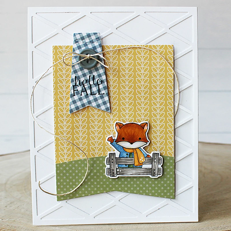 Hello Fall набор прозрачных силиконовых штампов для скрапбукинга/фото открытки в