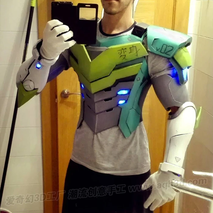 Genji Watch Superman Armor Free Clipping 1:1 изготовленная по индивидуальному заказу Толстая