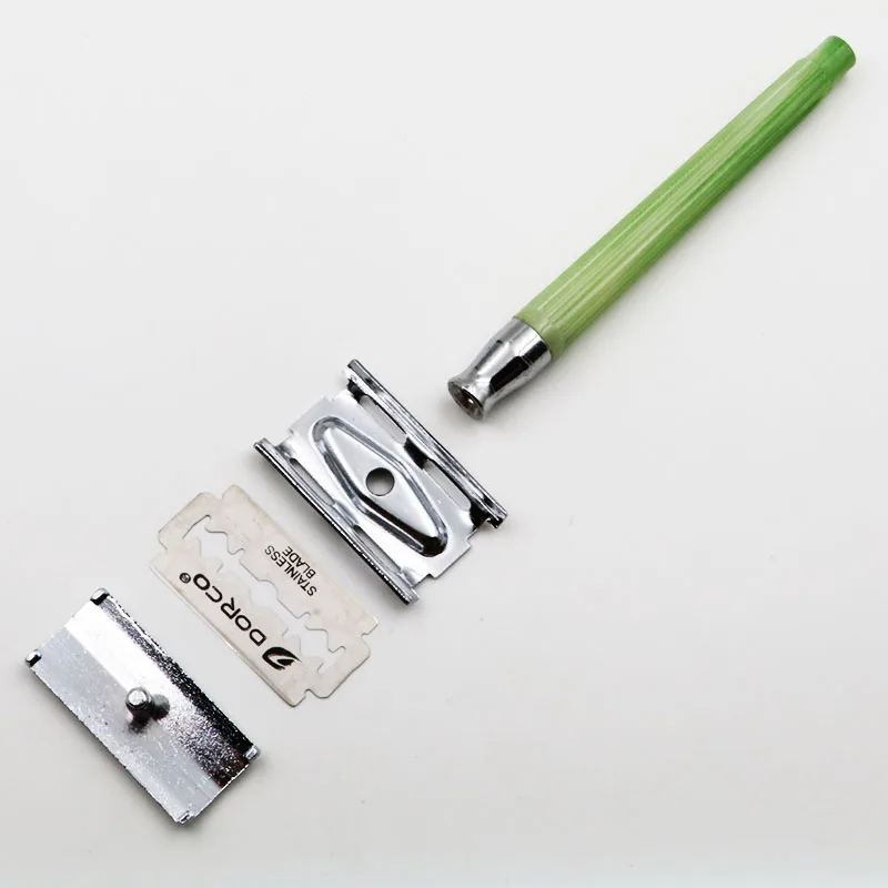 Безопасная бритва отличное качество кромка из хромированного сплава бритвенный