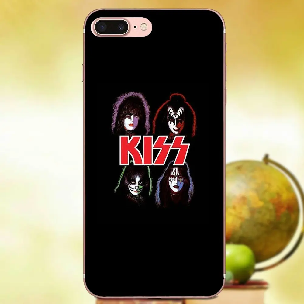 Soft TPU Fashion Kiss Let's Rock Band For LG Nexus 5 5X G2 G3 mini spirit G4 G5 G6 K4 K7 K8 K10 2017 V10 V20 V30 Stylus | Мобильные