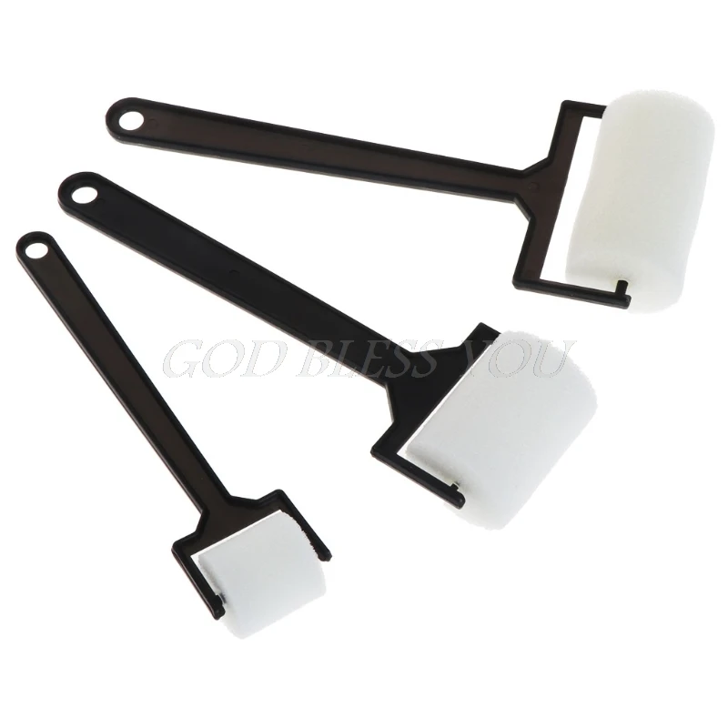 3 шт. белая губка кисти для рисования Детские граффити роллер штамп детская