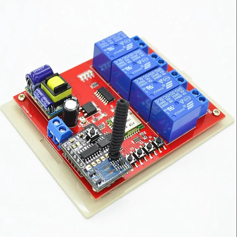 Новый Itead RF переключатель Wi Fi 4CH 90 В в 110 V 220 433 10A 270 мГц беспроводной Дистанционное