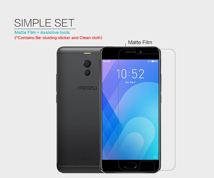 2 шт./лот для meizu m6 note защита экрана NILLKIN матовая супер прозрачная глянцевая Защитная пленка для meizu m6 note защитная пленка