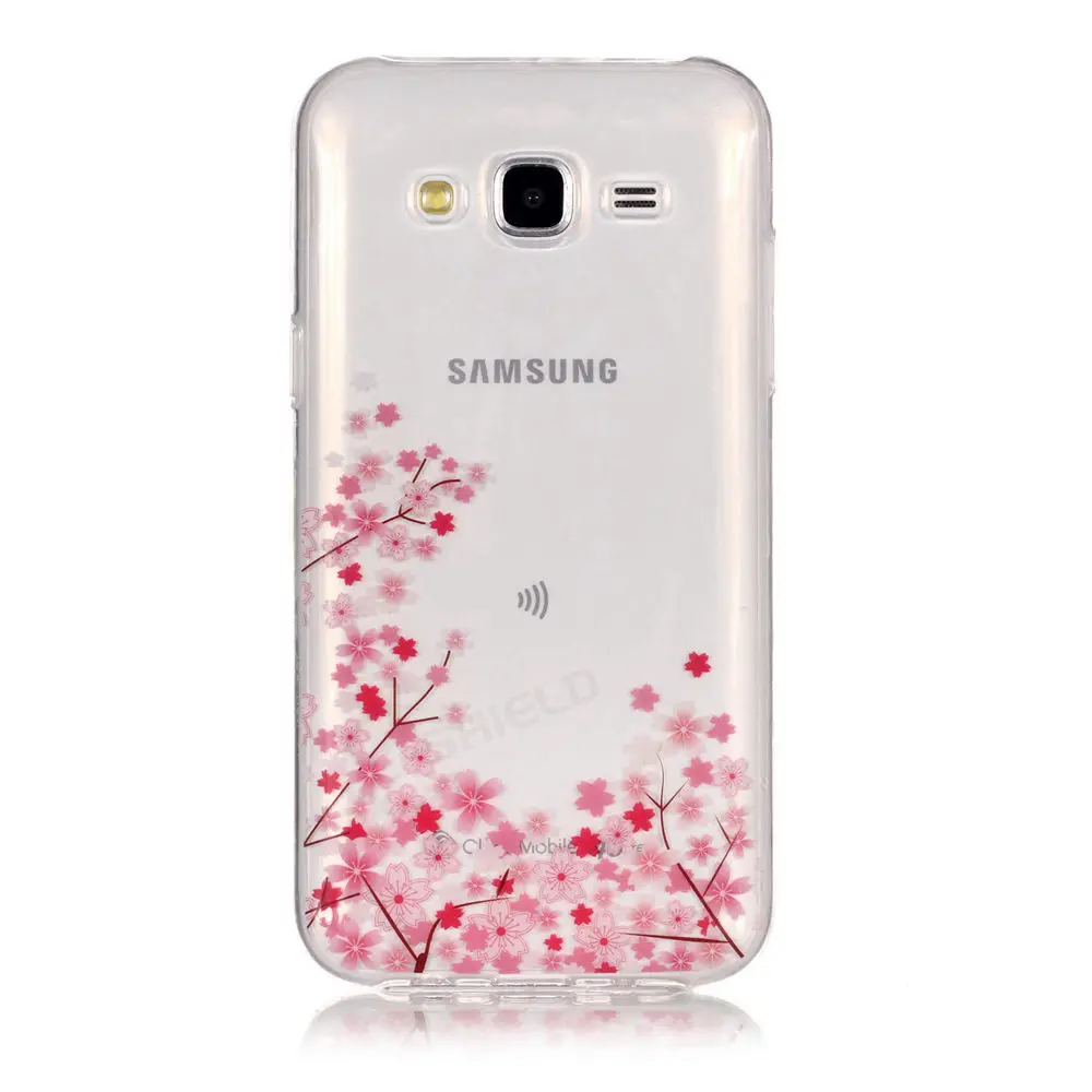 Мягкий ТПУ чехол для Samsung Galaxy J5 2015 J500F J500H J500FN телефона с рисунком SM-J500F SM-J500H