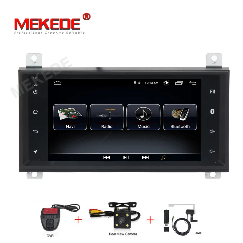 DVD CAMERA DVR DAB MEKEDE Android 8,1 Автомобильный DVD плеер для JEEP Grand Cherokee 2011 2012 2013 1 Din автомобильный радио мультимедиа gps навигации стерео аудио - Цвет: DVD CAMERA DVR DAB