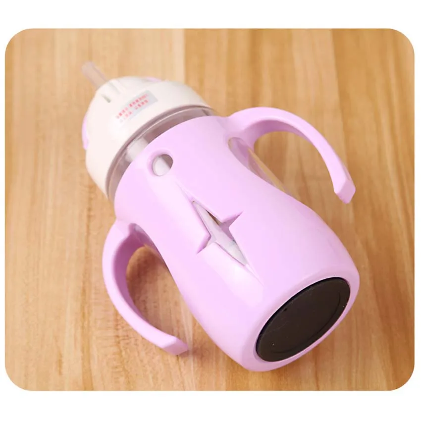 Детская стеклянная бутылка с соломинкой детская для питья чашка кормления