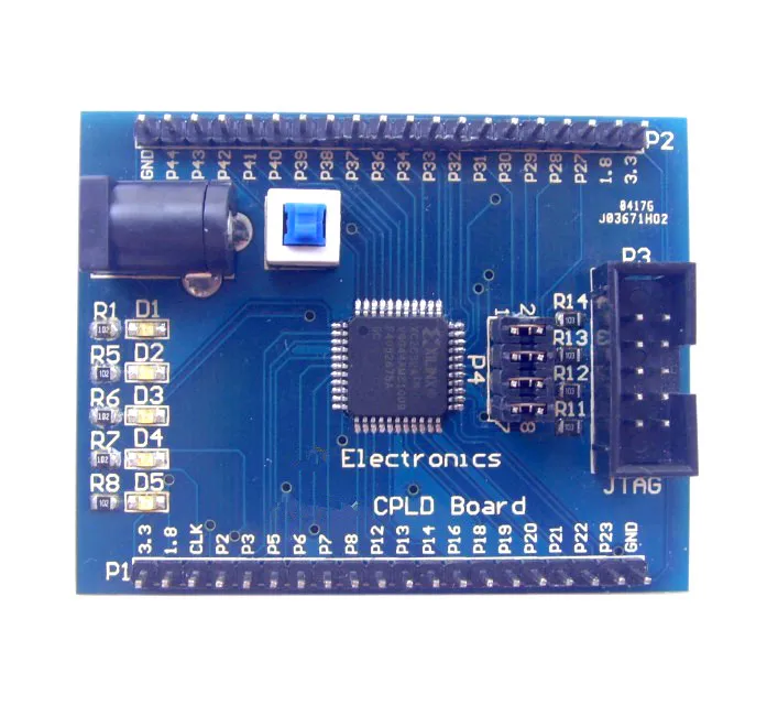 Для CoolRunner-II XC2C32A CPLD доска для обучения тестовая | Электронные компоненты и
