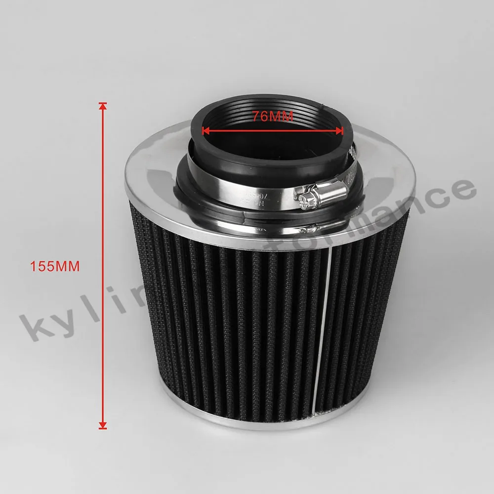 KYLIN STORE черный 3 дюйма воздушный фильтр поток холодного воздуха для универсальной