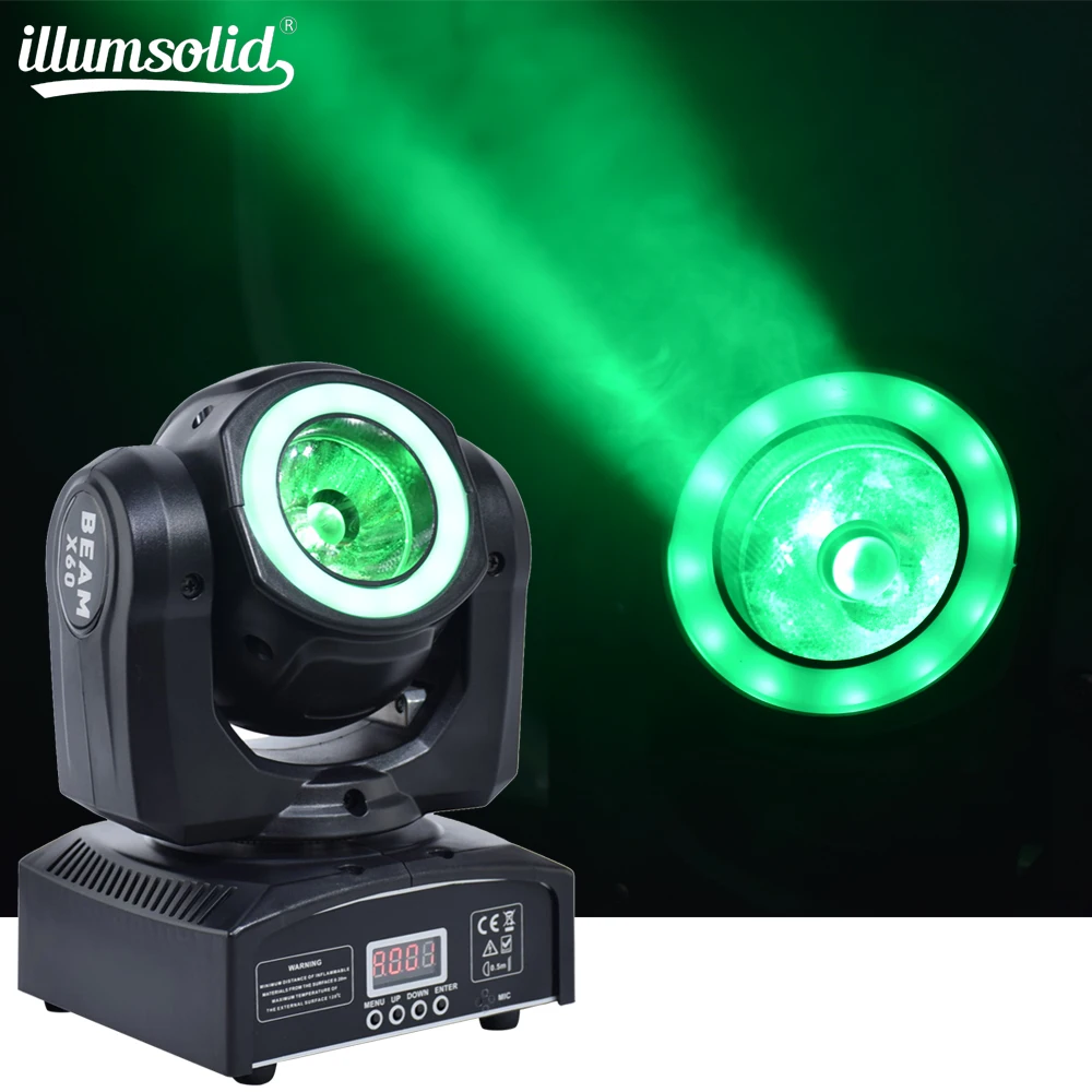 DJ светильник ing Mini Moving Head светодиодный 60 Вт Луч сценический с 12 Светодиодный SMD5050