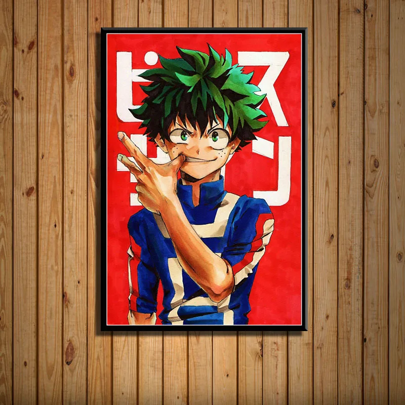 11 P152 Boku No Hero Academy горячее японское аниме искусство живопись шелк Холст плакат настенный домашний декор - Цвет: 11