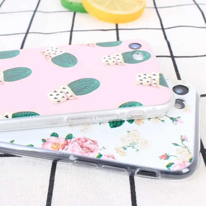 Мягкий силиконовый чехол для iphone x телефона с изображением кошек цветов панды apple