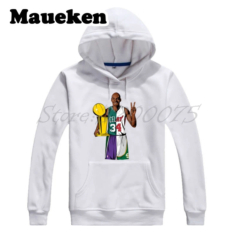 Мужские толстовки с капюшоном Legend #20 34 Walter Ray Allen Jr. В отставке 4 команды 2 чемпионов