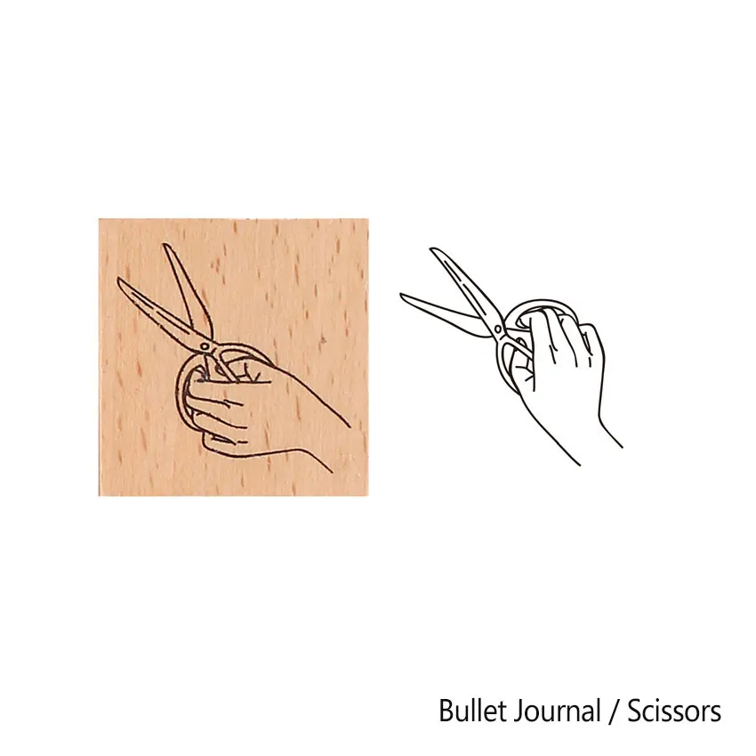 Новое поступление молочные базовые серии деревянные штампы для Bullet Journal ручной работы настроения сладкий резиновый штамп A012