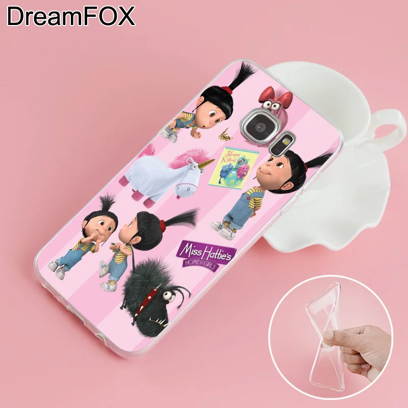 DREAMFOX L202 Little Minions Soft TPU Silicone Cover For Samsung Galaxy S5 S6 S7 S8 S9 S10 S11 5G S11E S10E Lite Edge Plus Case |