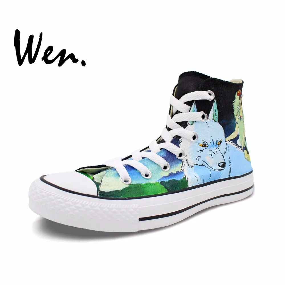 Женские и мужские парусиновые кроссовки Wen дизайнерские ручной работы в стиле