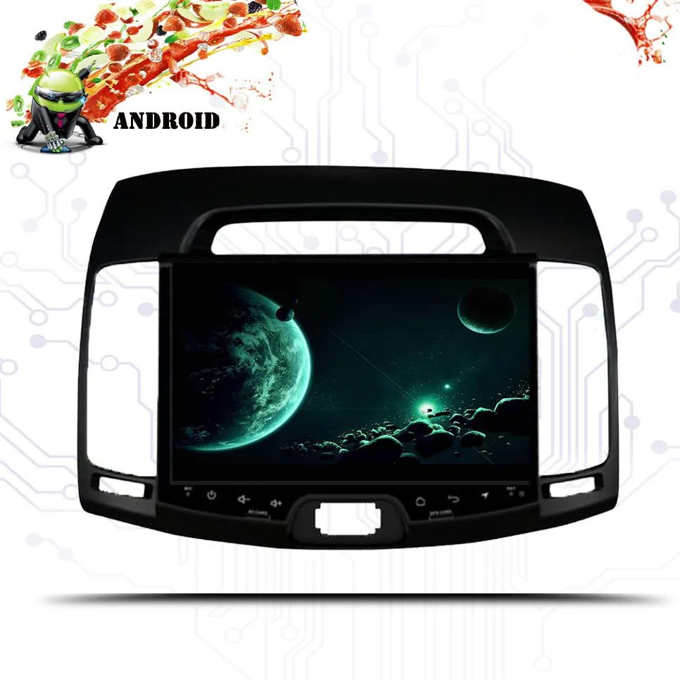 Авторадио Android 9 0 8 ядерный Автомобильный dvd плеер для hyundai elantra 2007-2011 Мультимедиа