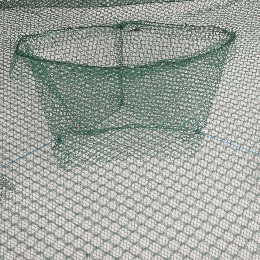 Mounchain Portable Automatic Folded Fishing Net Hunting Fish Shrimp Minnow Crayfish Crab Baits Cast Mesh Trap | Спорт и развлечения
