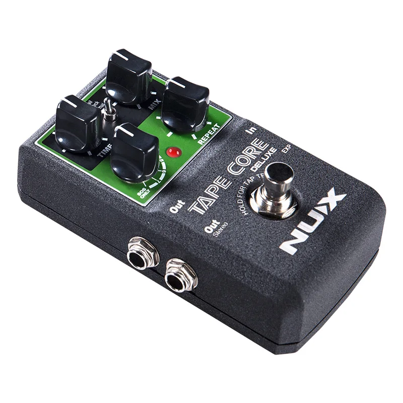 NUX Tape Core Deluxe Echo Effect Pedal 7 моделей эффект дилэй настоящая байпасная педаль гитарного