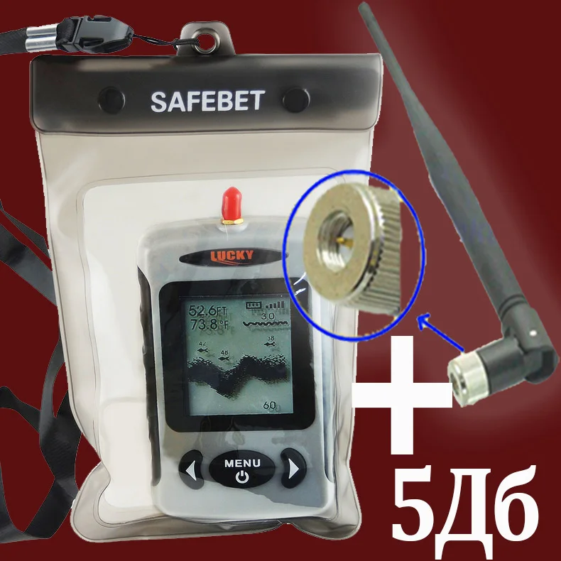 Antenn and SAFEBET FFW718 RU беспроводной эхолот рыболокатор бесплатно по всему миру Lucky echolot lucky эхолот умный рыболокатор - Цвет: Antenn and SAFEBET