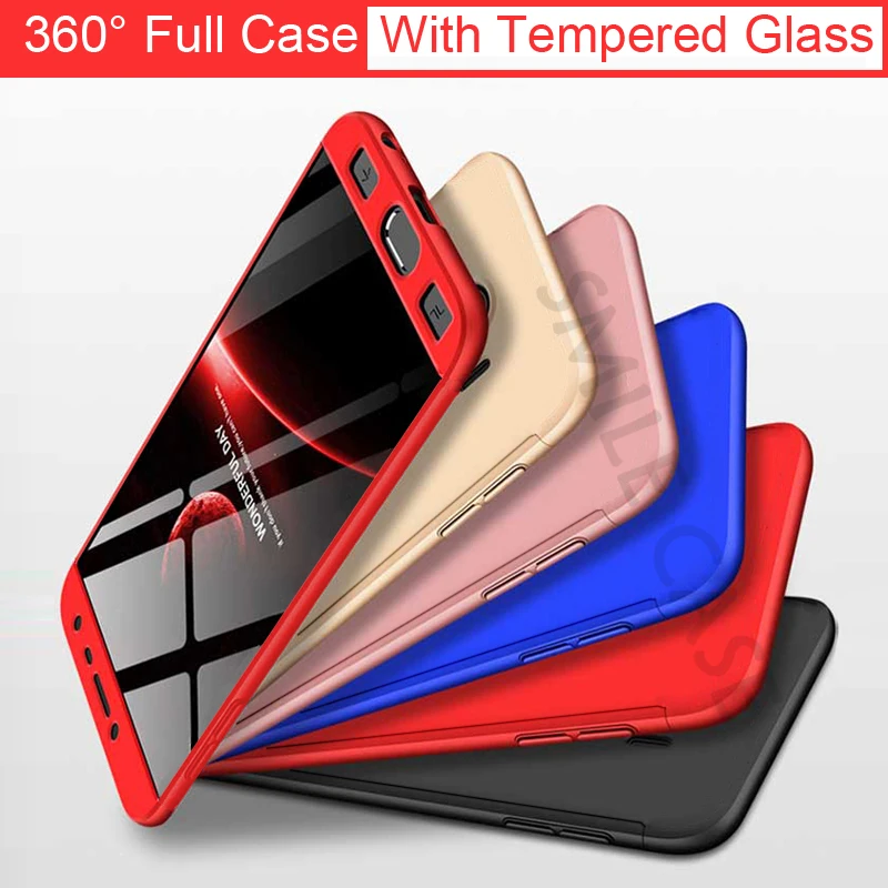 360 Fitted Case for Huawei honor 5X Funda 5.5 inch Matte plastic Smile Temperd Glass Honor GR5 Cover |