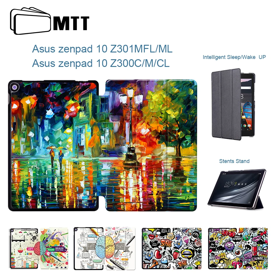 MTT для asus zenpad 10 Z300 Z300CL Z300CG Z300C/M Z300CNL чехол для планшета из искусственной кожи чехол-подставка для asus zenpad Z301 10,1 дюйма