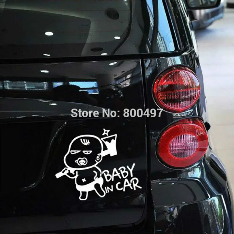 Авто-Стайлинг автомобиля чехлы Предупреждение милый детский комбинезон с