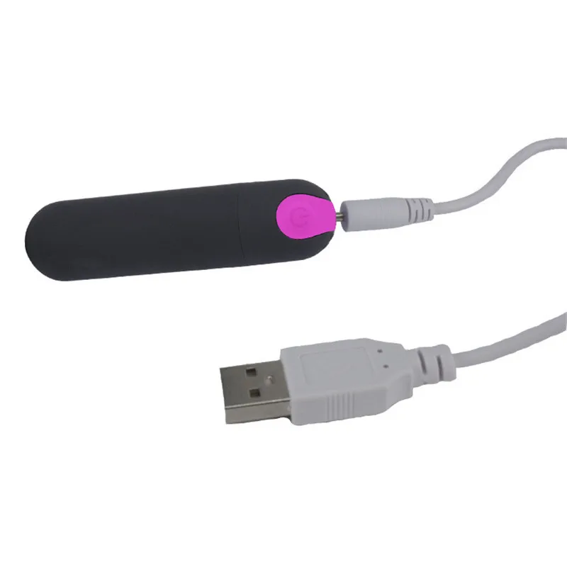 Зарядка через USB Пуля вагинальные шарики 10 Частотная Вибрация Женский