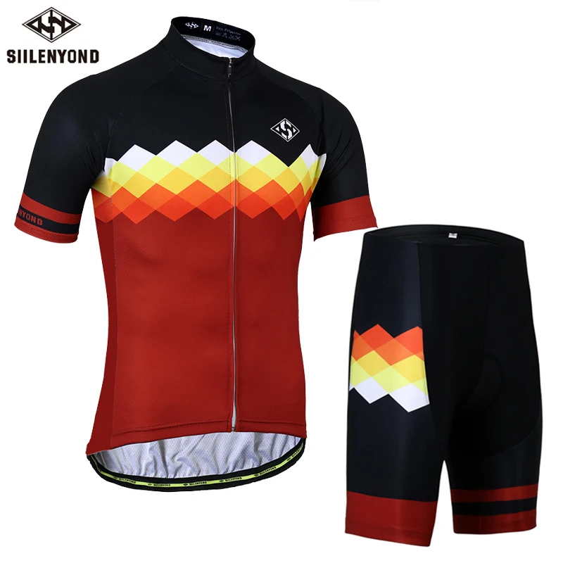 Jersey and Pants SIILENYOND Pro одежда для велоспорта комплект для велоспорта MTB Одежда для велоспорта Майо Ropa Ciclista велосипедная спортивная одежда комплект из майки для велоспорта - Цвет: Jersey and Pants