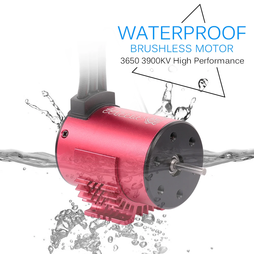 

Высококачественный бесщеточный двигатель 3650 3900KV с радиатором и 60A ESC с BEC водонепроницаемый для 1/10 1/8 аксессуары для радиоуправляемых автомо...