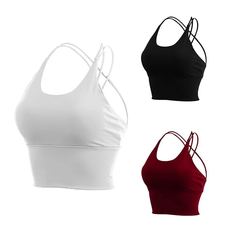 Sexy UK Womens Sports Bra Yoga Top Gym Activewear Training Fitness Energy Seamless Camisa | Спорт и развлечения