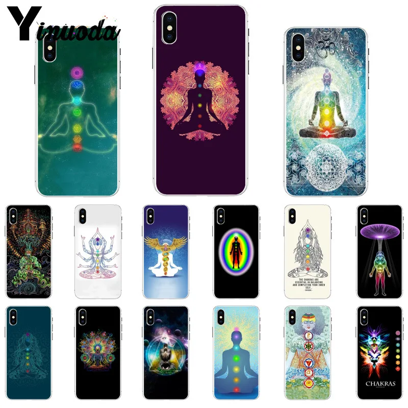 11pro MAX Chakra Yoga Coque чехол для телефона Apple iPhone 8 7 6 6S Plus X XS 5 5S SE XR | Мобильные телефоны и
