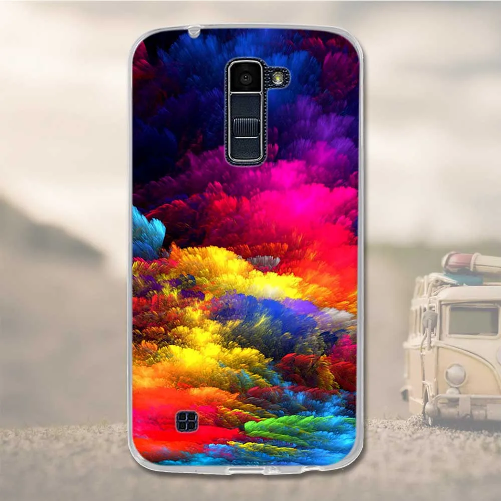 Мягкий 3D чехол с рисунком для LG K10 Lte K 10 K420N M2 K410 K430DS F670 двойной задняя крышка