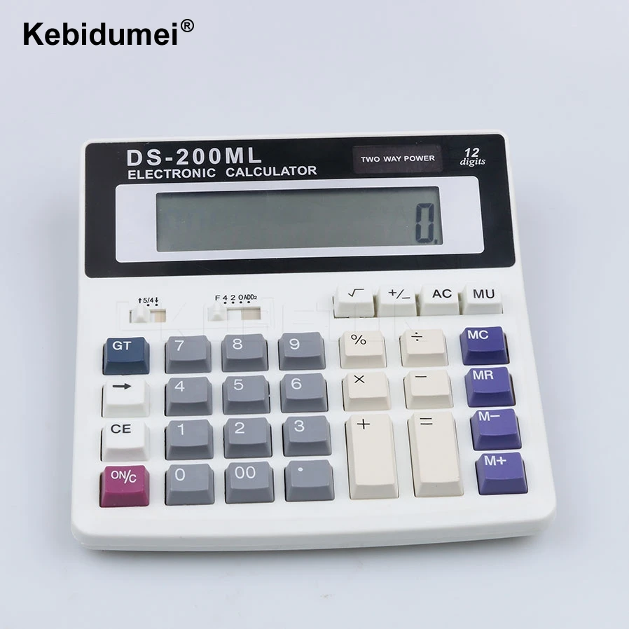 Электронный калькулятор для офиса kebidumei компьютера с большими цифровыми