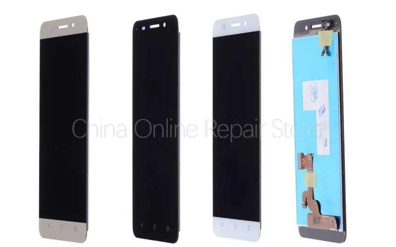 Дисплей для HUAWEI Honor 4X LCD в сборе с тачскрином на рамке 5.5'' черный белый золото