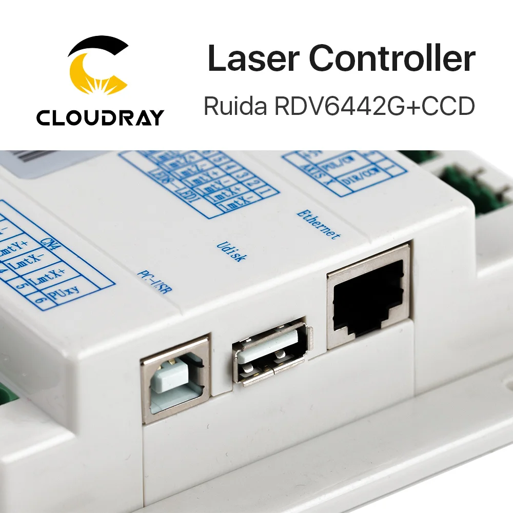Cloudray Ruida RDV6442G CCD визуальный Co2 лазерный контроллер системы для лазерной резки гравер машина