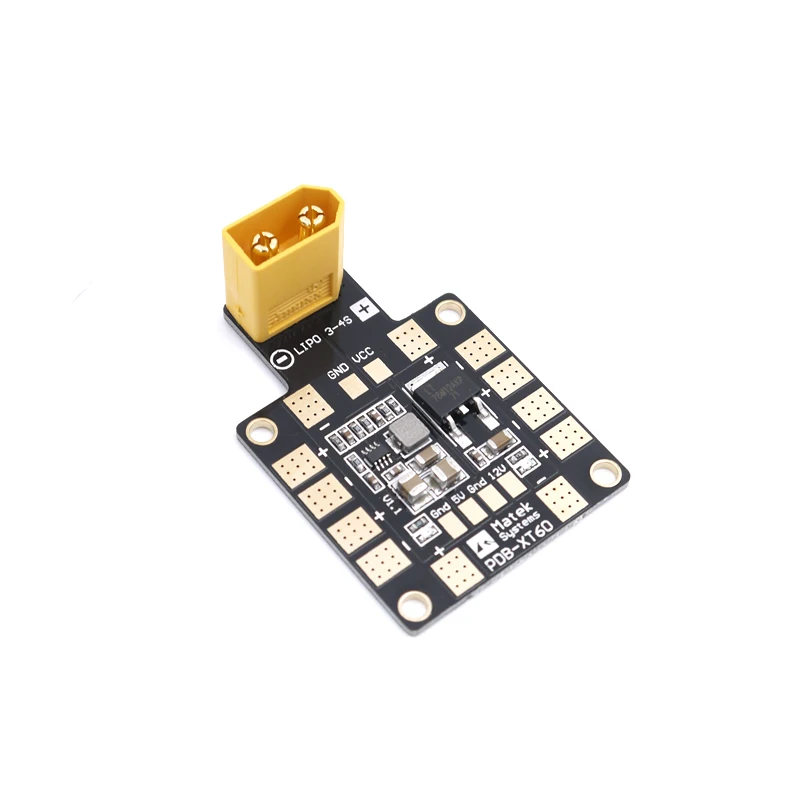 Matek PDB XT60 W/ BEC 5V &amp 12V 2oz Медный для радиоуправляемого вертолета квадрокоптера