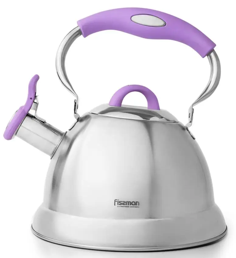 Bonnie Fussman 2.2L чайник со свистком, чайник для кофе и чая, индукционный чайник из нержавеющей стали - Color: Bonnie