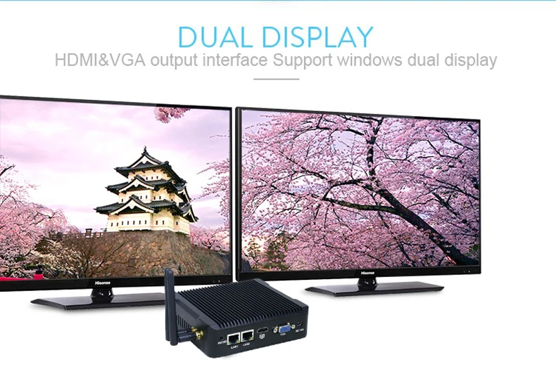 Eglobal низкая стоимость встроенный, без вентилятора мини ПК Celeron quad core J1900 2 LAN 2 RS232 COM Linux pfsense миникомпьютер промышленный