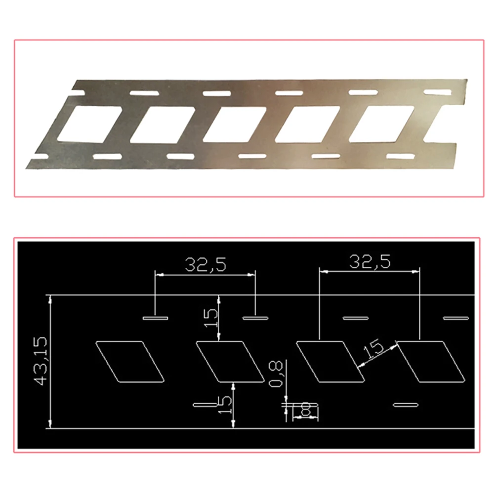 99.93% Oblique Row Pure Nickel Strip Lithium Battery Nickel Strip Used For 18650 Battery Connection Without Bracket Spot Welding