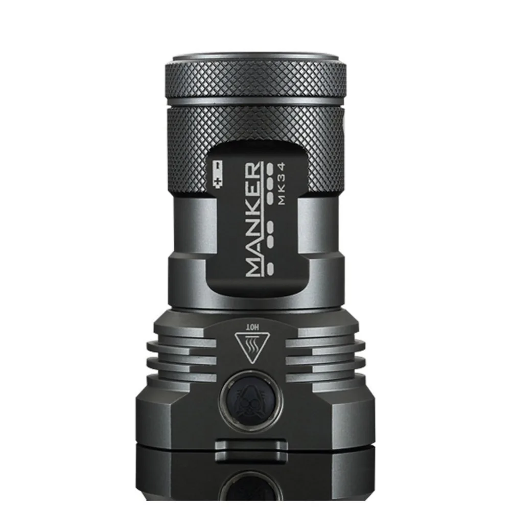 Манкер MK34 мощный прожектор 8000LM 12x CREE XP-G3 светодиодный/6500LM 12x Nichia 219B/219C светодиодный фонарик Применение 3x18650 Батарея