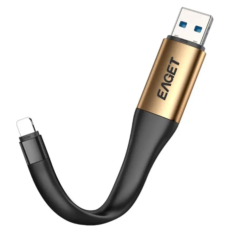 EAGET I90 64GB флеш-накопитель USB 3,0 Флешка для Lightning USB сотовый телефон планшет PC карта памяти, Флеш накопитель U диск для iPhone iPad