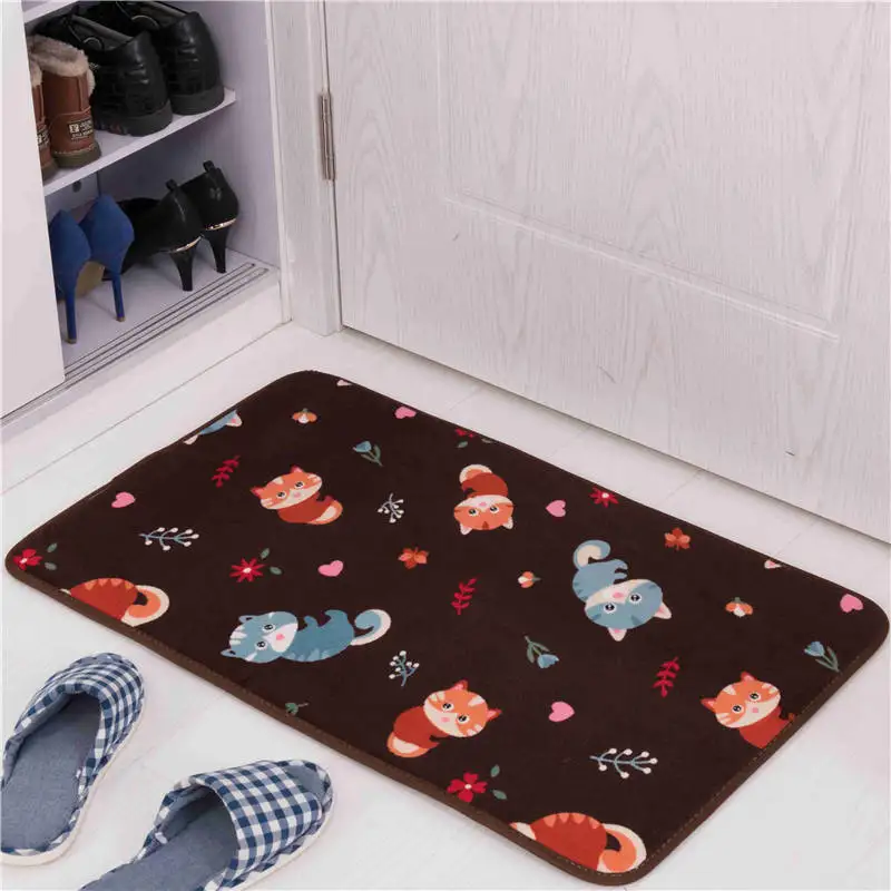 keailimao Современные мягкие микрофибры Bathmat водопоглощающий ковер Придверный коврик Ванная комната Ковер двери коврик Туалет пол ковер wc ковры s - Цвет: keailimao