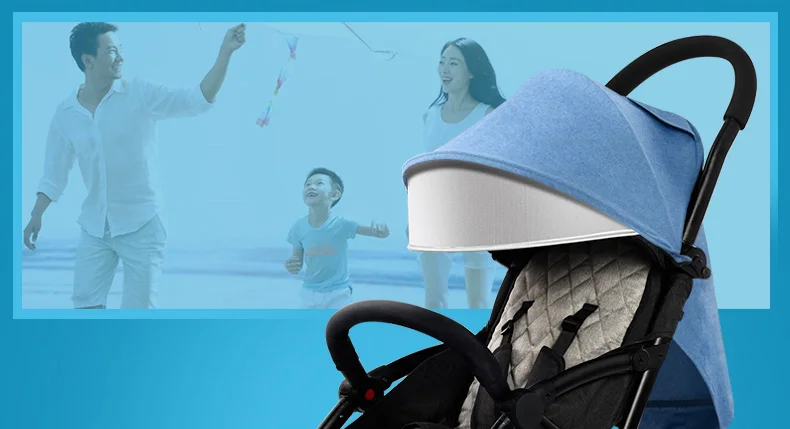 Легкая детская коляска Babysing, подходит для весны и лета, складная коляска с зонтиком для путешествий, легко помещается в самолет и поезд