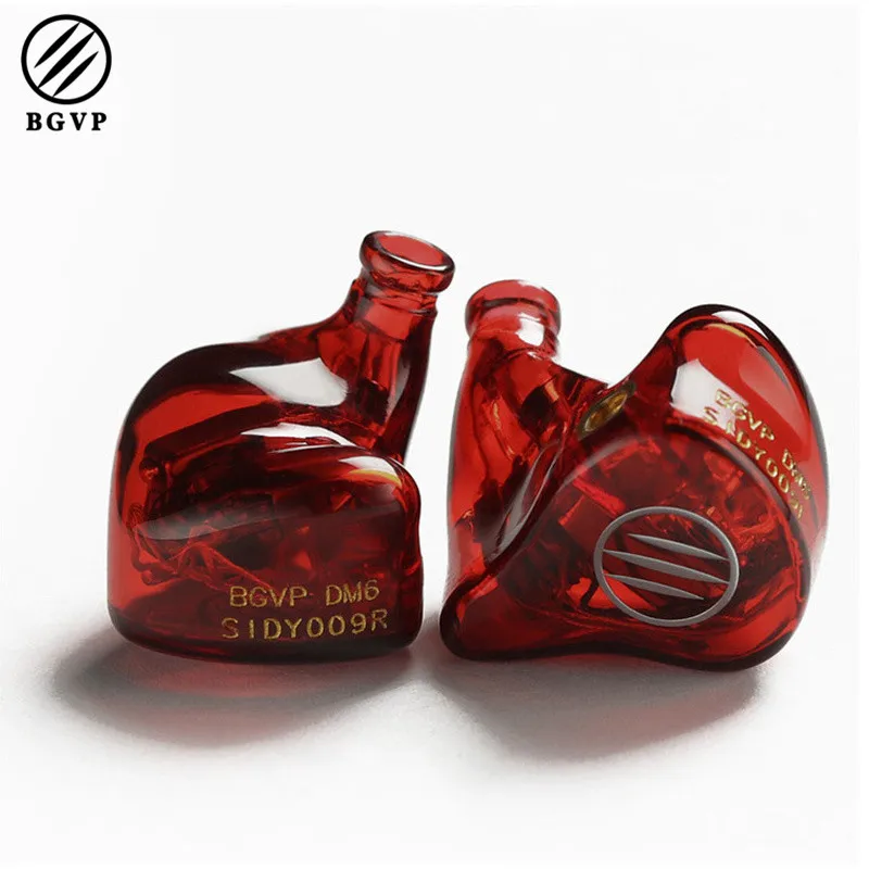 BGVP DM6 Audiophile 5BA наушники в ухо уравновешенного якоря мониторные настройки