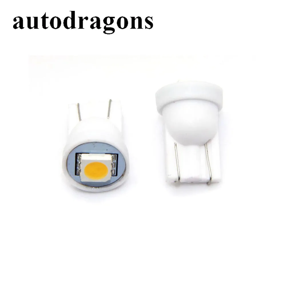 Autodragons яркий 20 шт led пинбол Клин #555 194 AC 6 3 V SMD машина лампа без ореолов мерцания|w5w