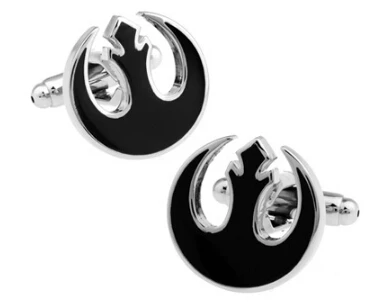 Мужские Запонки iGame качественные черные запонки из латуни с дизайном Rebel