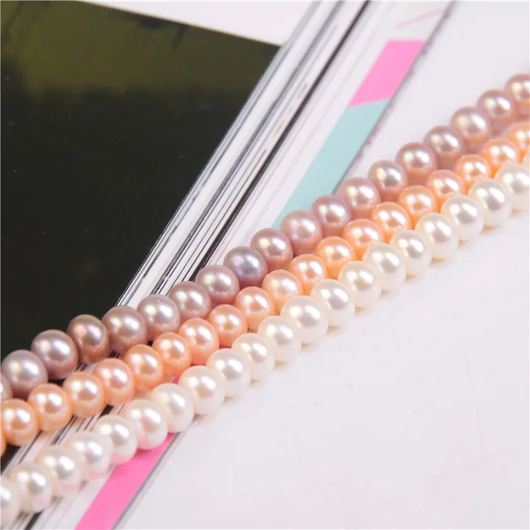 Бусины Из Натурального пресноводного жемчуга 6 5 мм|beads for diy|natural beadsfor diy |